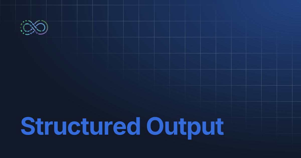 Structured Output | ToolRegistry.ai Documentation